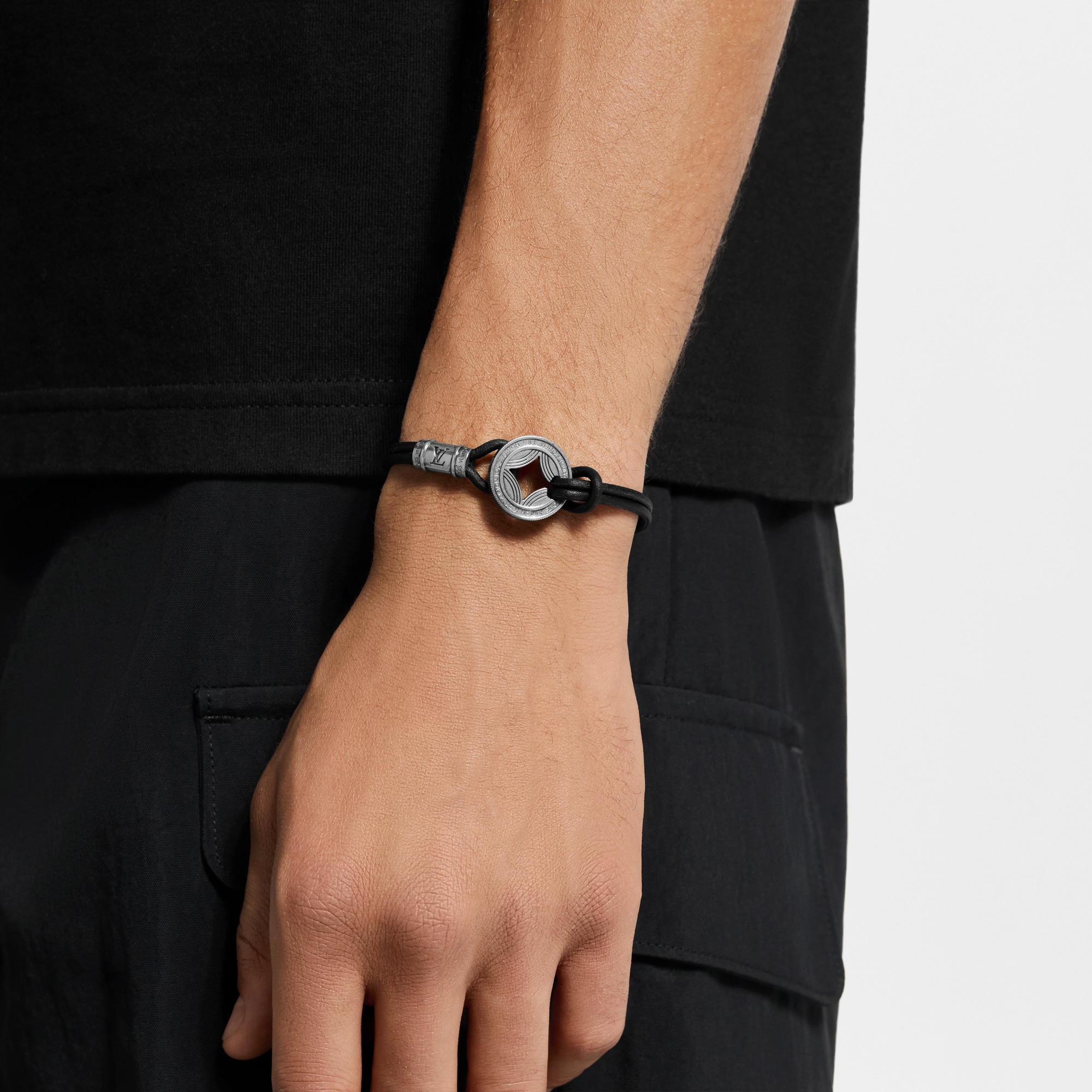 LV Tic Tac Toe Leather Bracelet - Men - Accessories | LOUIS VUITTON ®